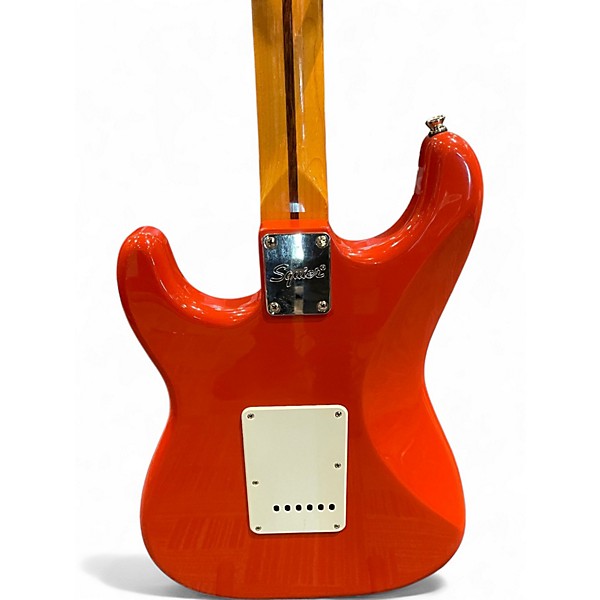 Used Squier Classic Vibe 1950S Stratocaster Fiesta Red Solid Body Electric Guitar