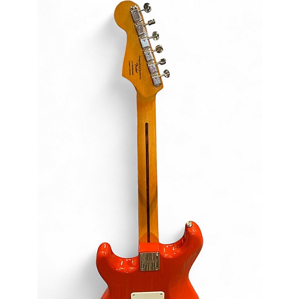 Used Squier Classic Vibe 1950S Stratocaster Fiesta Red Solid Body Electric Guitar