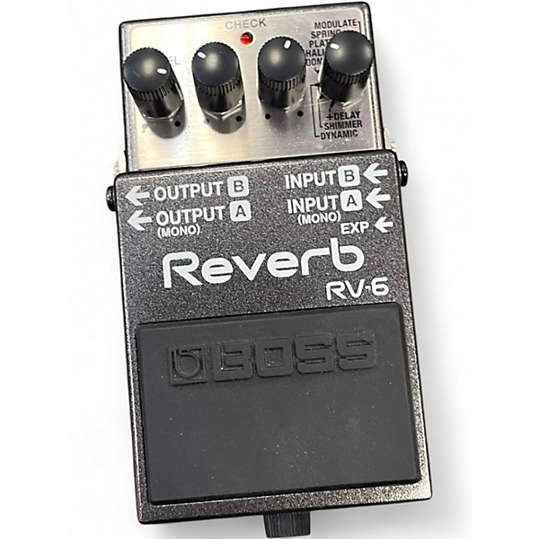 Used BOSS RV6 Digital Reverb Effect Pedal