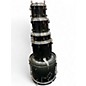 Used Yamaha 5 Piece Stage Custom Raven Black Drum Kit thumbnail