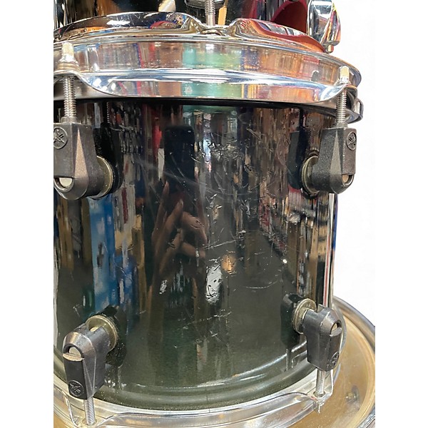 Used Yamaha 5 Piece Stage Custom Raven Black Drum Kit