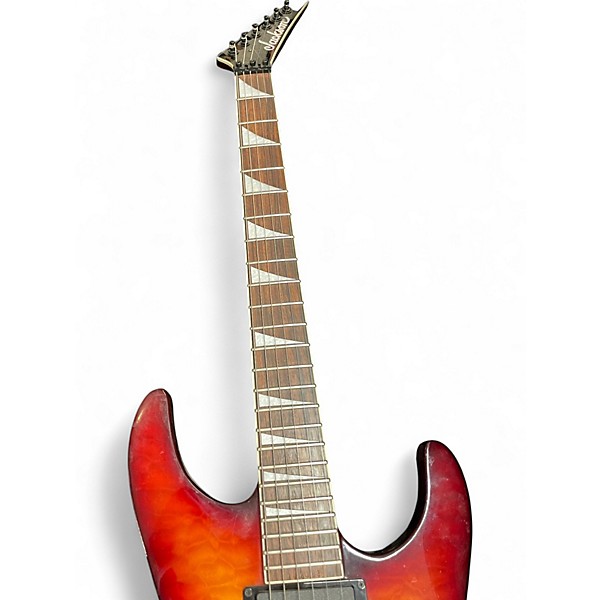 Used Jackson SLXQ Soloist Amber Sunburst Solid Body Electric Guitar