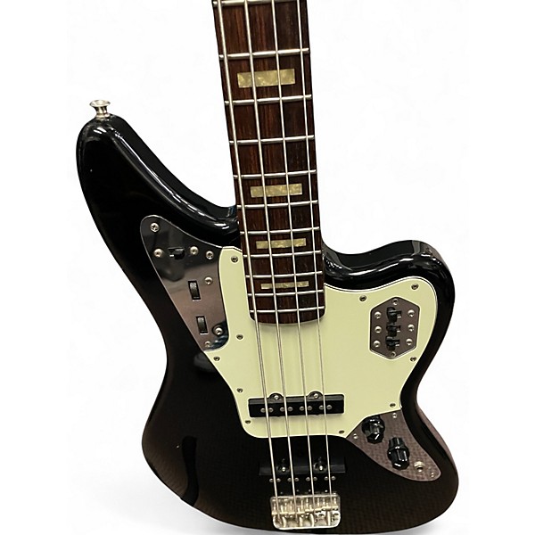 Used Fender Jaguar Bass Black Electric Bass Guitar