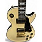Used Epiphone Les Paul Custom Blackback Pro Antique Ivory Solid Body Electric Guitar