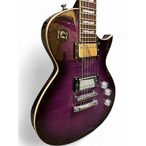 Used ESP LTD EC256FM Trans Purple Solid Body Electric Guitar