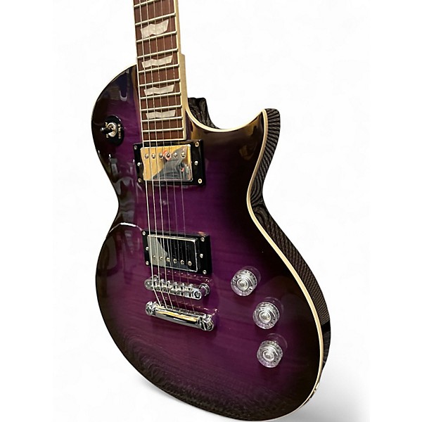 Used ESP LTD EC256FM Trans Purple Solid Body Electric Guitar