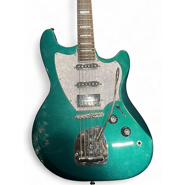 Used Guild SURFLINER DELUXE Emerald Green Solid Body Electric Guitar
