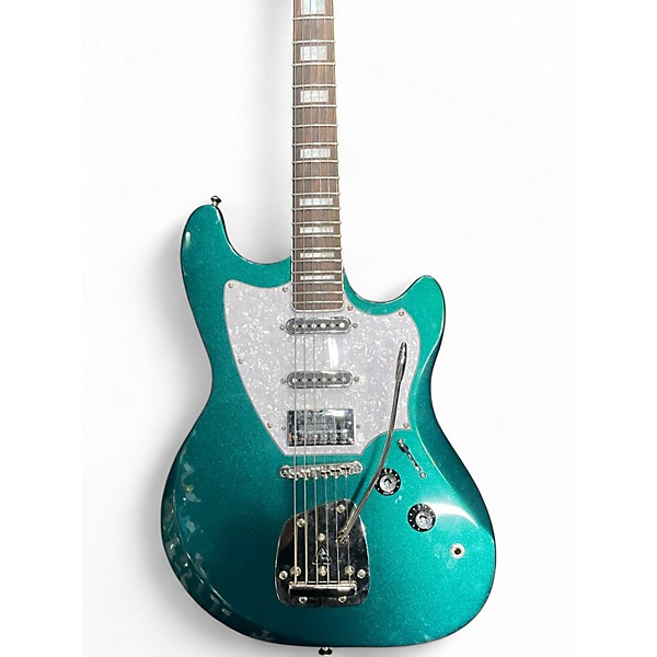 Used Guild SURFLINER DELUXE Emerald Green Solid Body Electric Guitar