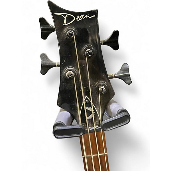 Used Dean Edge 4 String Black Electric Bass Guitar