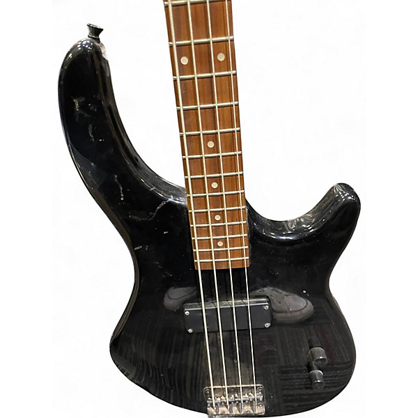 Used Dean Edge 4 String Black Electric Bass Guitar