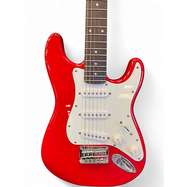 Used Squier Mini Affinity Stratocaster Red Electric Guitar