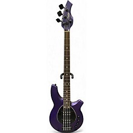 Used Sterling by Music Man Bongo Firemist Purple Satin Electric Bass Guitar