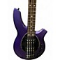 Used Sterling by Music Man Bongo Firemist Purple Satin Electric Bass Guitar