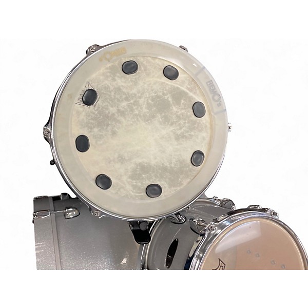 Used SPL 4 Piece Velocity Street Bop Kit Silver Sparkle Drum Kit