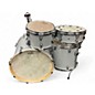 Used SPL 4 Piece Velocity Street Bop Kit Silver Sparkle Drum Kit