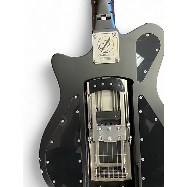 Used Ciaraguitars travel electric guitar Black Electric Guitar