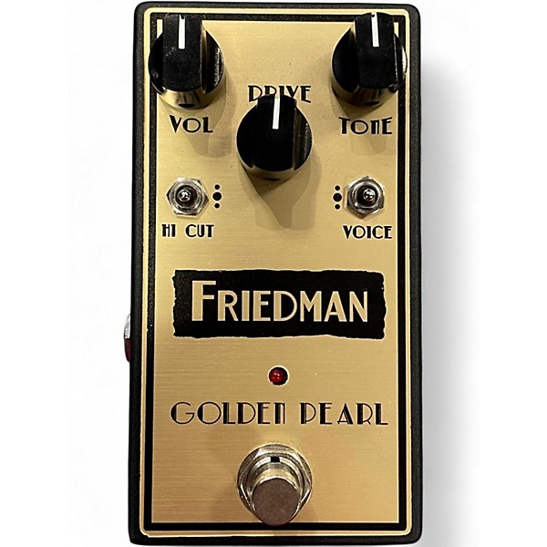 Used Friedman Golden Pearl Overdrive Effect Pedal