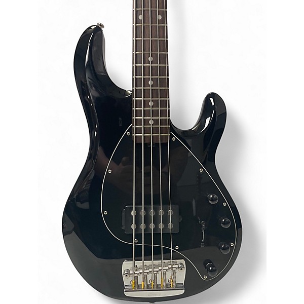 Used Sterling by Music Man Ray35 5 String Black Electric Bass Guitar
