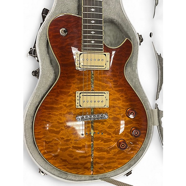 Used Michael Kelly Mod Shop Patriot Instinct Amber Burst Solid Body Electric Guitar