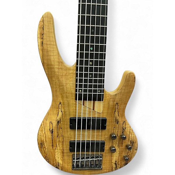 Used ESP B206 6 String Natural Electric Bass Guitar