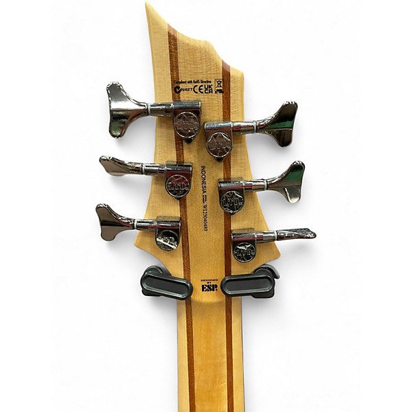 Used ESP B206 6 String Natural Electric Bass Guitar