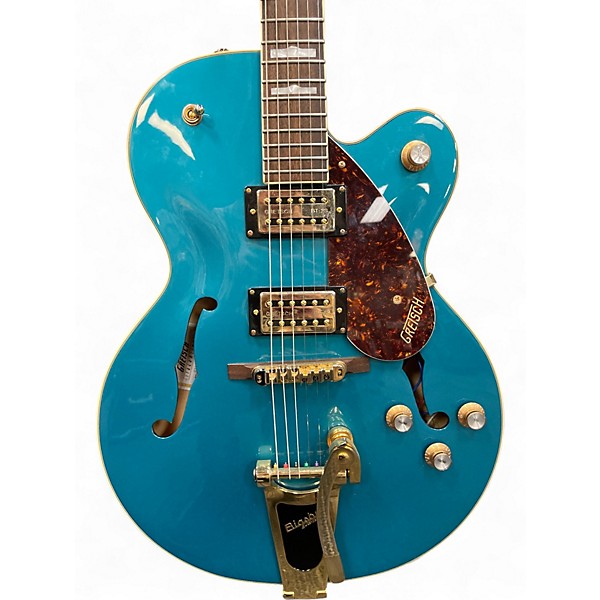 Used Gretsch Guitars G2410TG Ocean Turquoise Hollow Body Electric Guitar