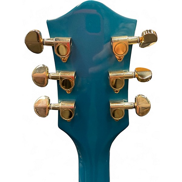 Used Gretsch Guitars G2410TG Ocean Turquoise Hollow Body Electric Guitar
