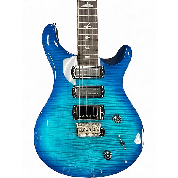 Used PRS SE STUDIO BLUE Solid Body Electric Guitar