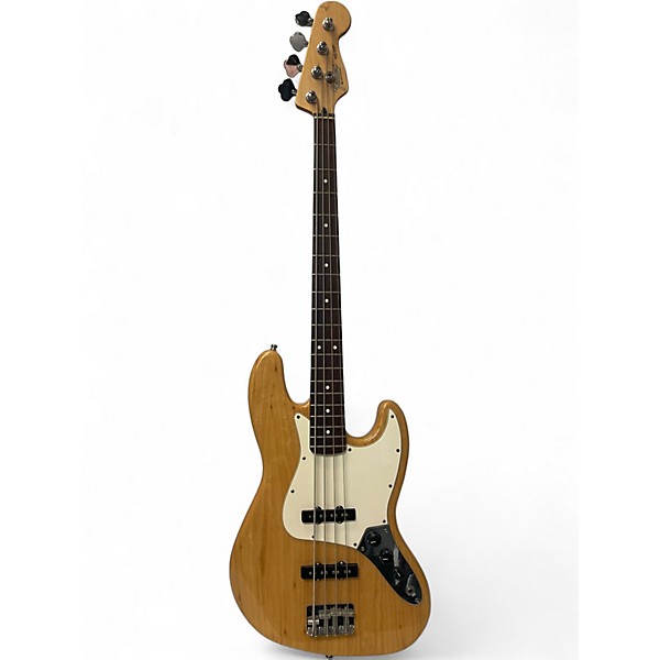 Used Fender FSR Deluxe Jazz Bass Natural Electric Bass Guitar
