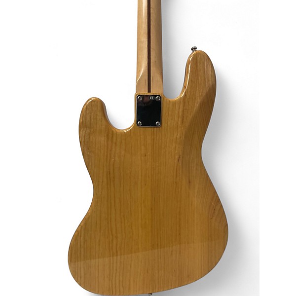 Used Fender FSR Deluxe Jazz Bass Natural Electric Bass Guitar