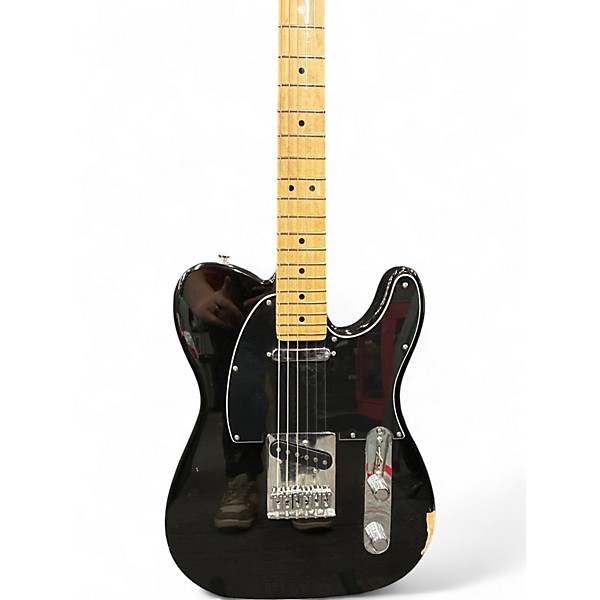 Used Fender Player Telecaster Black Solid Body Electric Guitar