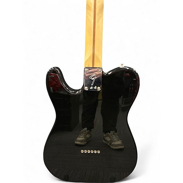 Used Fender Player Telecaster Black Solid Body Electric Guitar