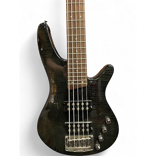 Used Ibanez SRX505 Flame Grey Electric Bass Guitar