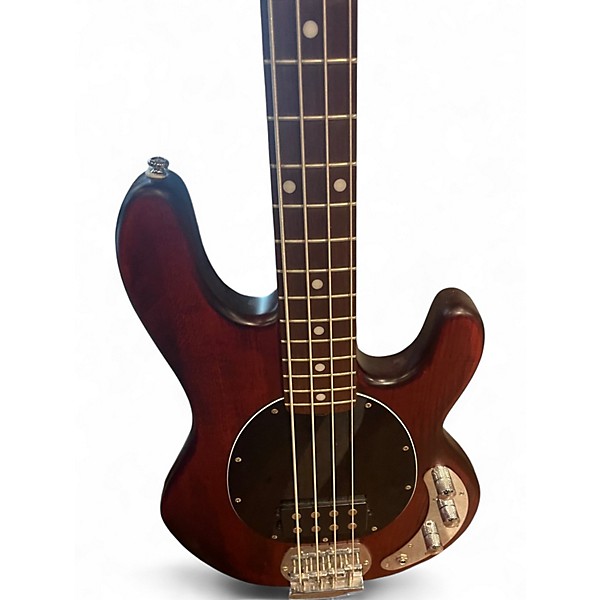 Used Sterling by Music Man Sub 4 Candy Apple Red Electric Bass Guitar