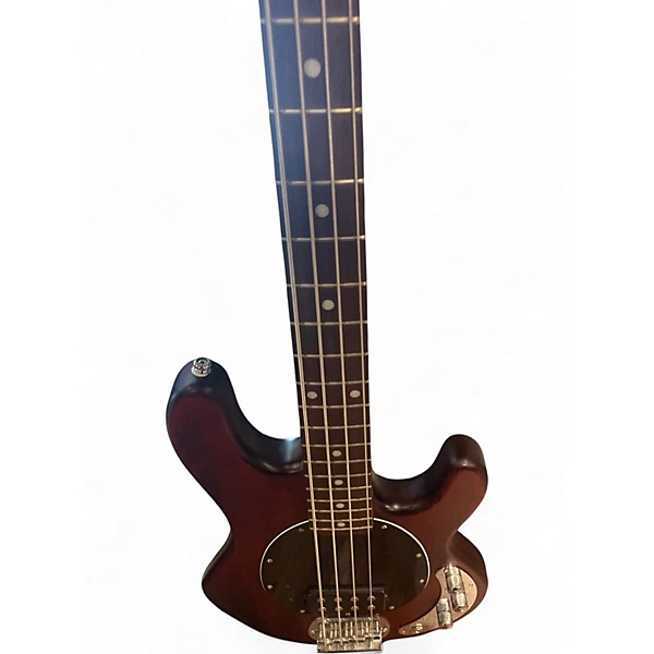 Used Sterling by Music Man Sub 4 Candy Apple Red Electric Bass Guitar