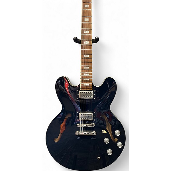 Used Epiphone ES335 Pro Ebony Hollow Body Electric Guitar