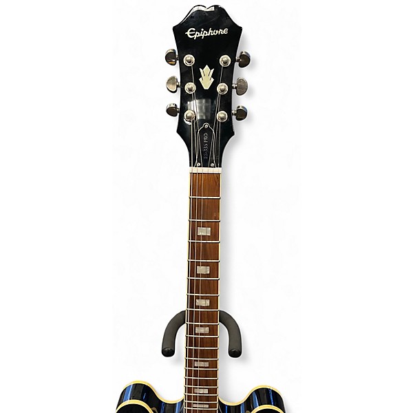 Used Epiphone ES335 Pro Ebony Hollow Body Electric Guitar