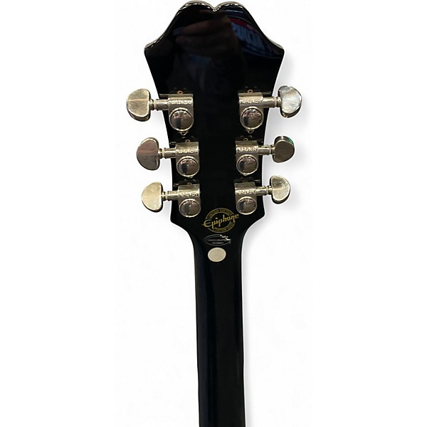 Used Epiphone ES335 Pro Ebony Hollow Body Electric Guitar