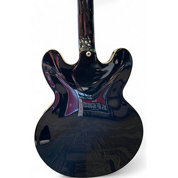 Used Epiphone ES335 Pro Ebony Hollow Body Electric Guitar