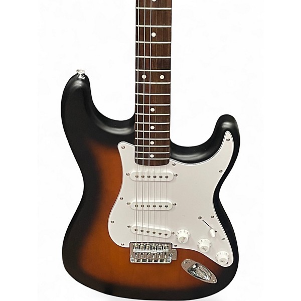 Used Squier Standard Stratocaster 2 Color Sunburst Solid Body Electric Guitar