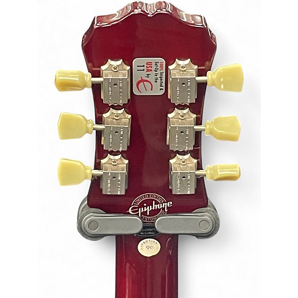 Used Epiphone Les Paul Studio Red Solid Body Electric Guitar