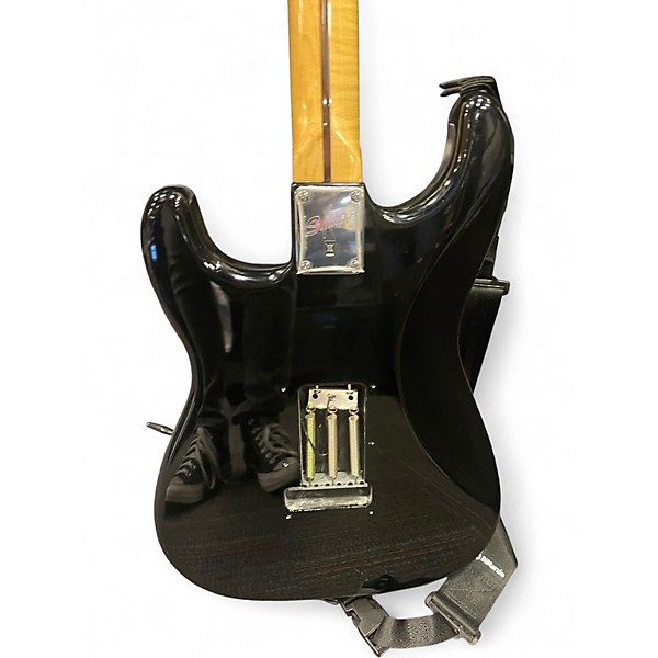 Used Squier Vintage Modified Stratocaster Black Solid Body Electric Guitar