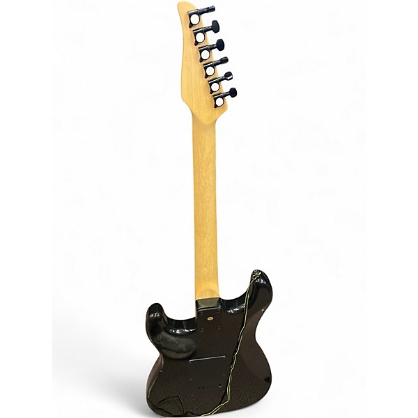 Used Lyxpro S TYPE BLACK AND BLUE Solid Body Electric Guitar