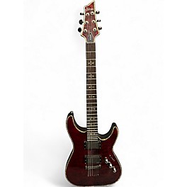 Used Schecter Guitar Research Hellraiser C1 RED Solid Body Electric Guitar