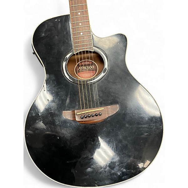 Used Yamaha APX500 Black Acoustic Electric Guitar