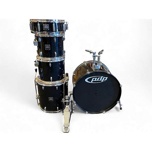 Used PDP by DW 5 Piece EZ Series Black Drum Kit