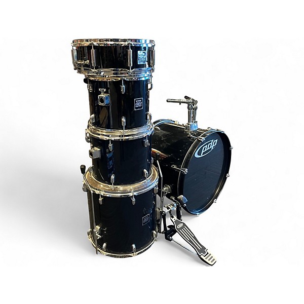 Used PDP by DW 5 Piece EZ Series Black Drum Kit