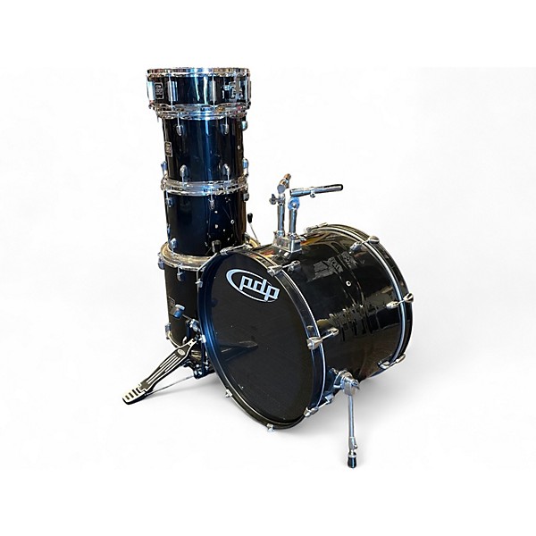 Used PDP by DW 5 Piece EZ Series Black Drum Kit