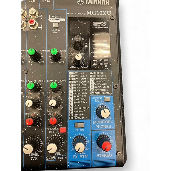 Used Yamaha MG10XU 10 Channel Mixer with Effects Unpowered Mixer