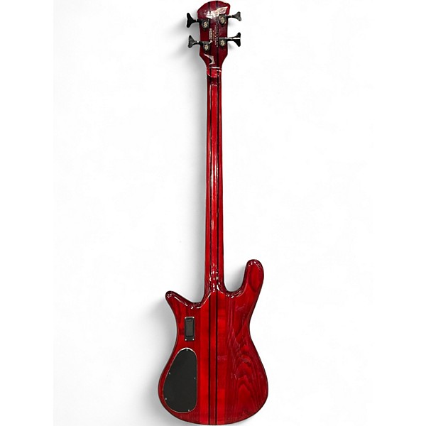 Used Spector NS DIMENSION 4 Red Electric Bass Guitar